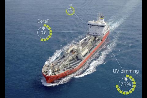 Using PureBallast Connect’s secure online portal, superintendents can follow the parameters, conditions and alarms of connected ballast water treatment systems (credit: Alfa Laval)